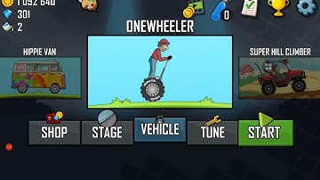 Hill Climb Racing - Gameplay Walkthrough Part 8 - Onewheeler ( IOS,Android )
