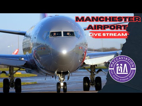 [4K] Manchester Airport Live🔴Plane spotting with family vibe #planes #live