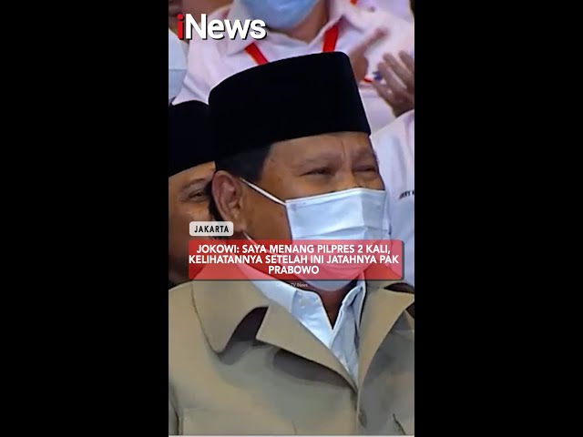 Jokowi: Saya Menang Pilpres 2 Kali, Kelihatannya Setelah Ini Jatahnya Pak Prabowo class=