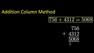 Addition Column Method