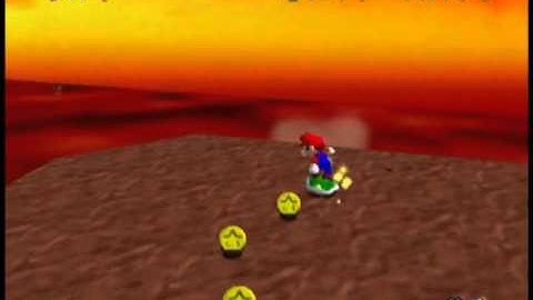 Super Mario 64: World 7 Lethal Lava Land-100 Coins
