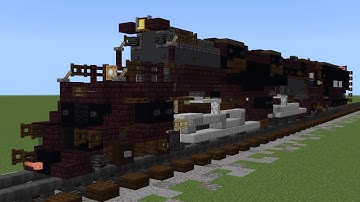 Minecraft Train Tutorial: Union Pacific Big Boy 4014 Steam Locomotive