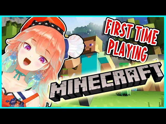 【Minecraft】First Time Playing Minecraft!!! #kfp #キアライブのサムネイル