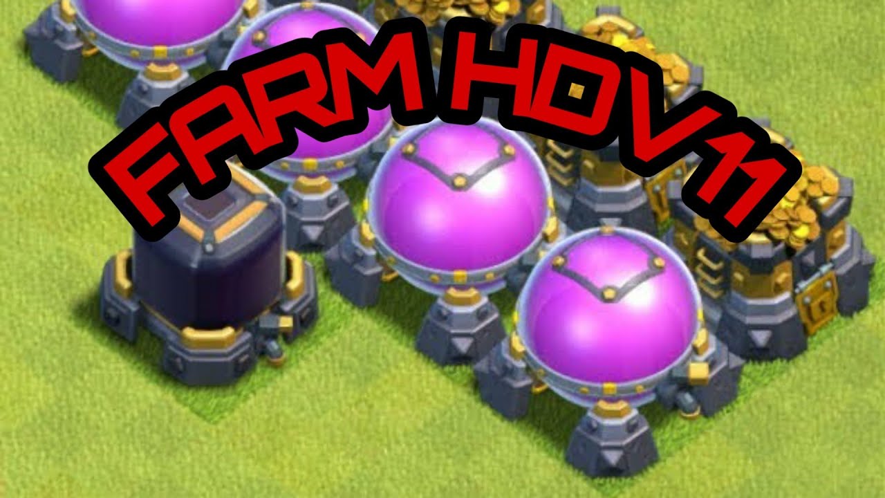 Technique de Farm HDV 11 Or/Elixir/Elixir Noir Efficace ! Pekka Golems