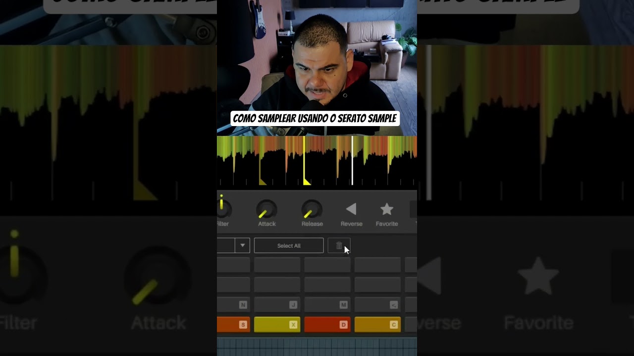 Como samplear usando o serato sample. 