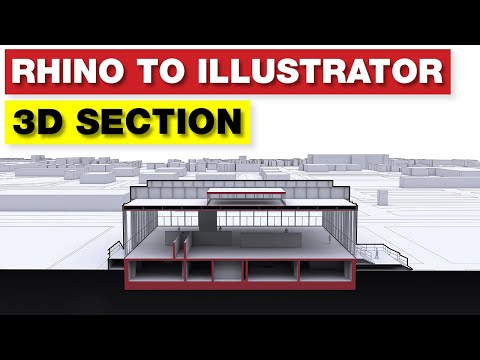Rhino to Illustrator 3D section