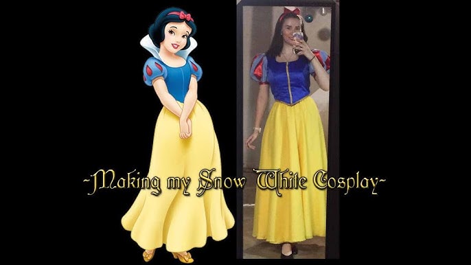 DIY. Disfraz de BLANCANIEVES casero niña paso a paso. Como hacer vestido de  Princesa 👸 Disney fácil. 