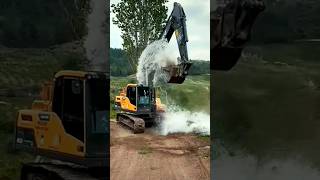 Volvo Excavator Need to Washing #youtubeshorts #shortbeta #shortfeed