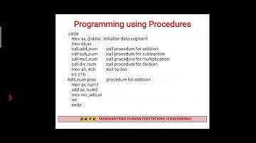 Unit V Procedure and macros