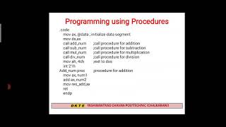 Unit V Procedure and macros