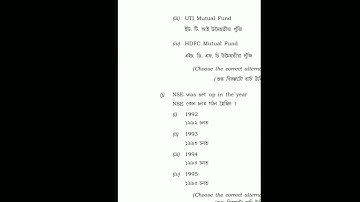 B.com 1st semester investing in stock market question paper 2021 #Gauhati University