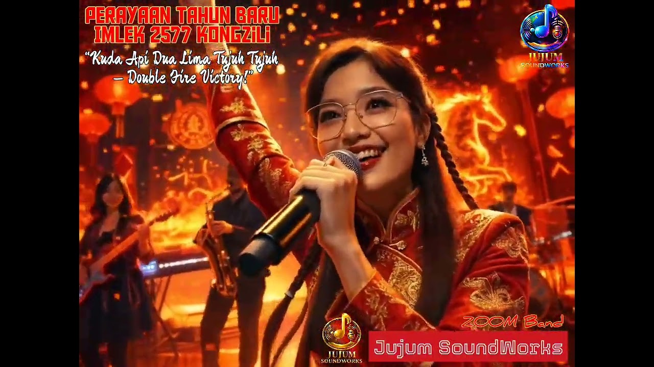 ❤️Kuda Api Dua Lima Tujuh Tujuh – Double Fire Victory!❤️Perayaan Tahun Baru Imlek 2577 Kongzili❤️