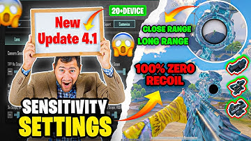 Zero Recoil Best Sensitivity Settings And Control for All Devices pubgmobile and bgmi