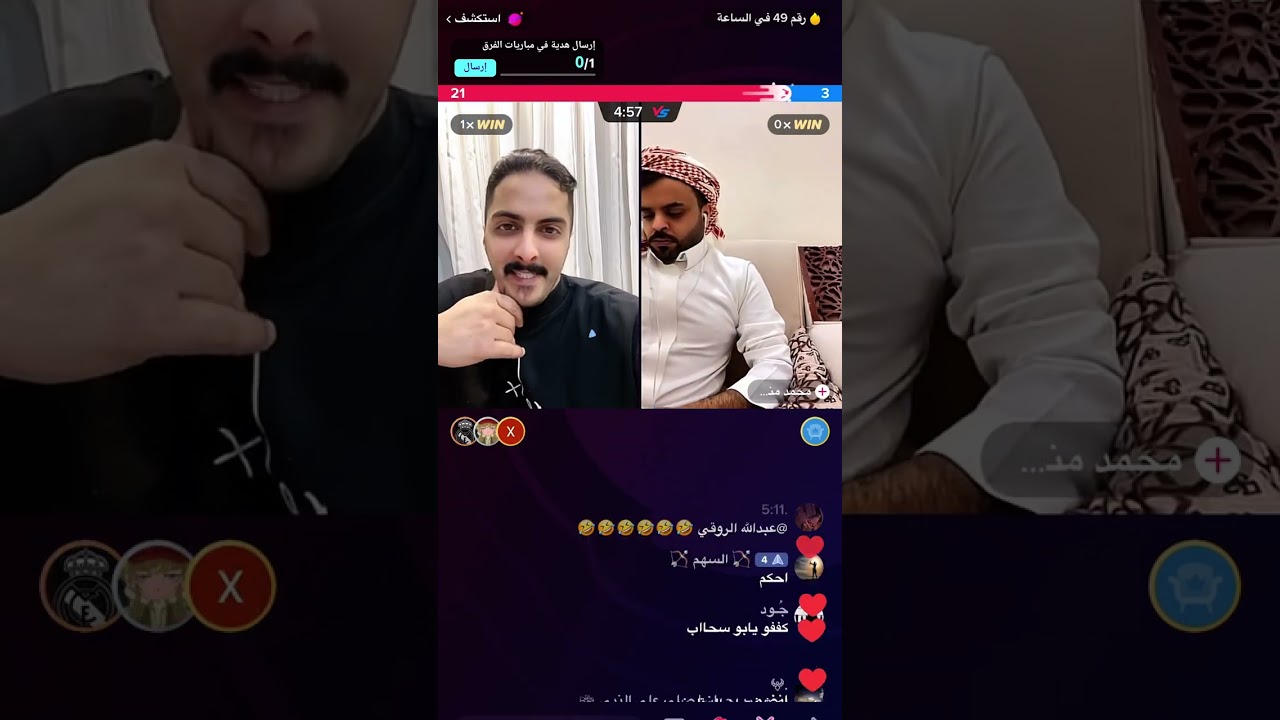 قست عبدالله الروقي مع محمد منصور ( نقاش عن البزنس 2 )