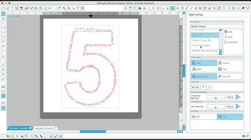 Silhouette Design Files Tutorial - Text to path