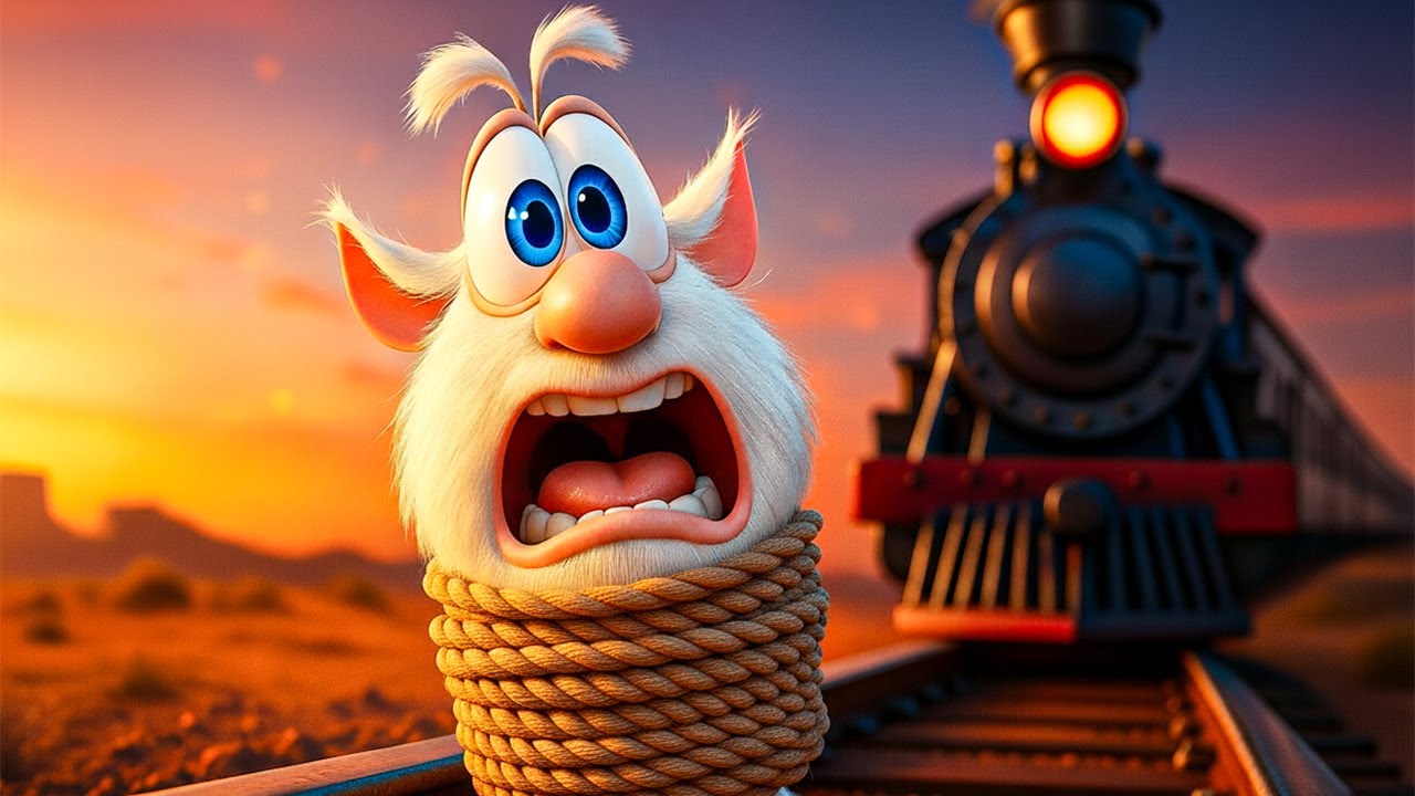 Буба 😮 Проблемы с поездом 🚂 Мультик для детей