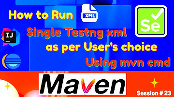 How to Run Single Testng xml file from multiple files as per user