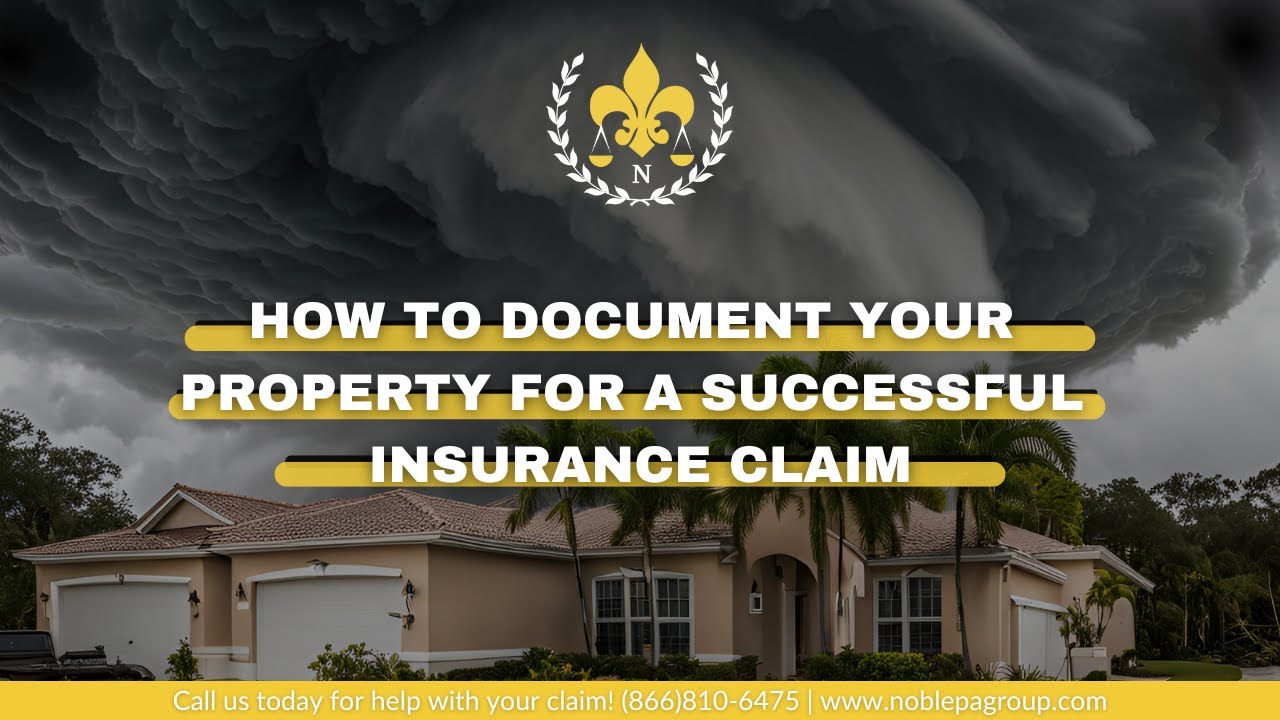Documenting for Insurance Success: Tips from Noble Public Adjusting Group