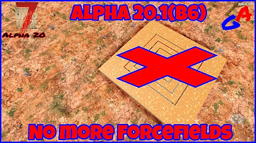 ARROWSLIT FORCEFIELD NERF (A20.1B6) and HOW TO: build a floating base | 7 Days to Die (Alpha 20.1)