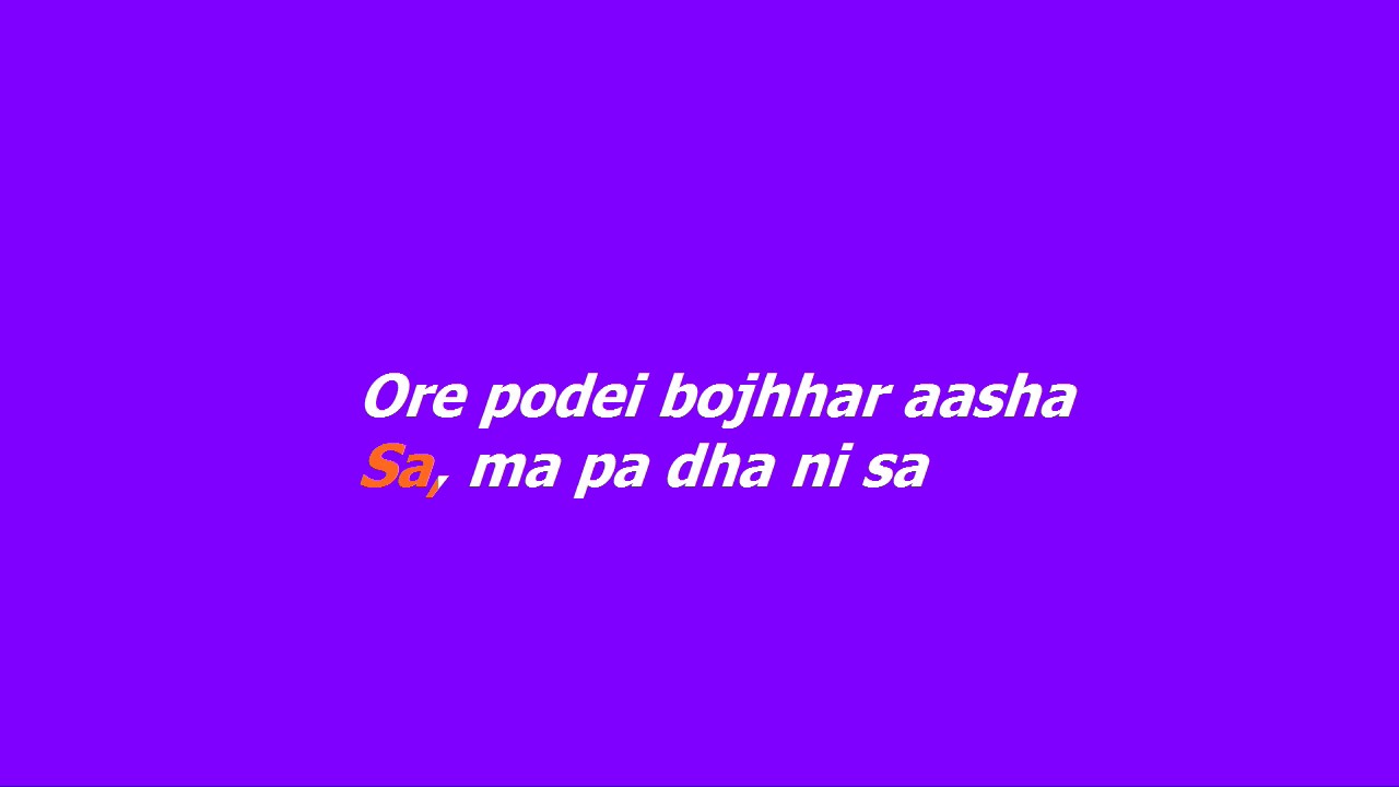 Pa Ma Ga Re Sa Karaoke