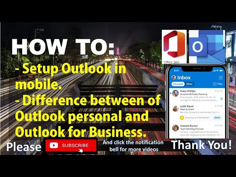 Difference between of Outlook personal and Outlook for Business | How to log in to it's email OWA