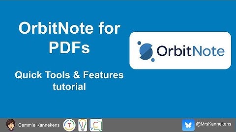 OrbitNote PDF Reader - Quick Tour