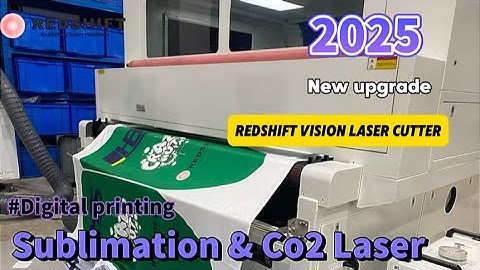 [2025 Updated] Vision Laser Cutter for Sublimation Fabric with Top Camera & Gear Rack