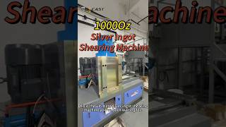 Cutting Silvrt Ingot like butter!#cdocast #shorts #silver #metalworking #preciousmetals