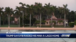 Large crowds gather on Palm Beach after FBI searches Donald Trump's Mar-A-Lago resort