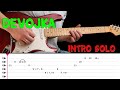 DEVOJKA guitar lesson - intro solo (with tabs) - Zeljko Joksimovic