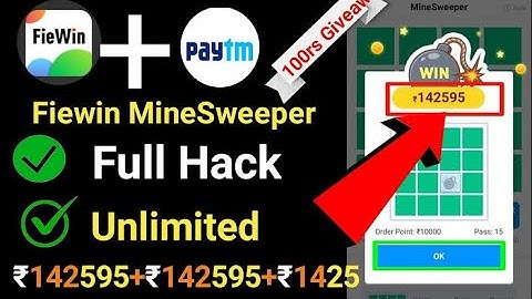 Fiewin Minesweeper New H@ck Trick 2022 | Minesweeper Game No Bomb Trick | Fiewin Winning Trick