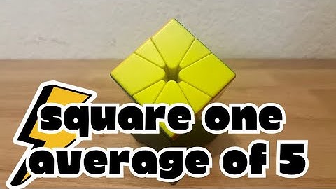 Sub 30 square-1 average of five!!! #rubikscube #cubing