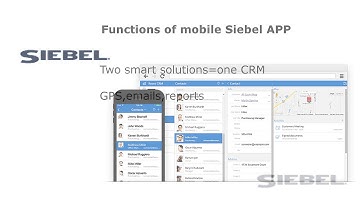 Siebel mobile application