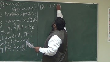 Lecture 18 (Part 4): Banach-Steinhauss Theorem and its proof