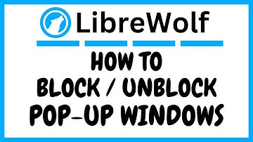 How To Allow Pop-Up Windows In The LibreWolf Web Browser | PC Tutorial