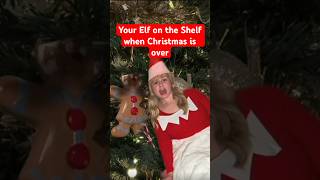 Your Elf on the Shelf when Christmas is over #elfontheshelf #christmas #shorts