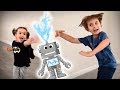 DANÇA DO ROBÔ COM MARCOS E LAURA 🤖 Família Brancoala