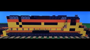 Chessie System SD40-2 Build Tutorial in Minecraft