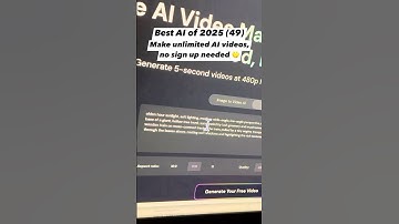 Free AI Video Maker 2025 🔥 | Create Unlimited AI Videos Without Sign Up