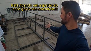 EP 03 - Vamos fazer do ZERO uma GAIOLA DE AMENDOIM para CARRETA que compramos no Leilão!!