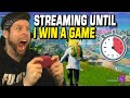 Streaming until I win a game on Fortnite - LIVE STREAM