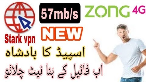 Zong new setting for stark vpn without file | one step setting | Zong free internet | stark vpn_-_