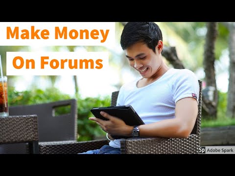 How To Make Money With Forums – 2 Easy Methods To Make $100