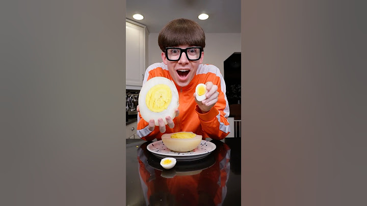 Boiled ostrich egg