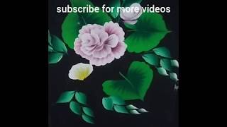 Learn to draw Cabbage Rose in One Stroke Painting...| Step by step Cabbage rose painting