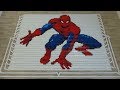 Superheroes in 58,000 dominoes