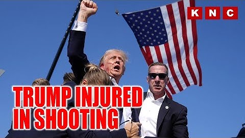 TRUMP INJURED IN SHOOTING AT PENNSYLVANIA RALLY
