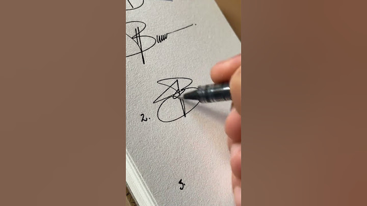 How to sign the letter B?❤️❤️
