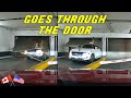 DRIVER SMASHES THROUGH GARAGE DOOR AND KEEPS DRIVING | Road Rage USA &amp; Canada 2023