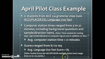 MDC ESL Placement Test Update_Summer 2016